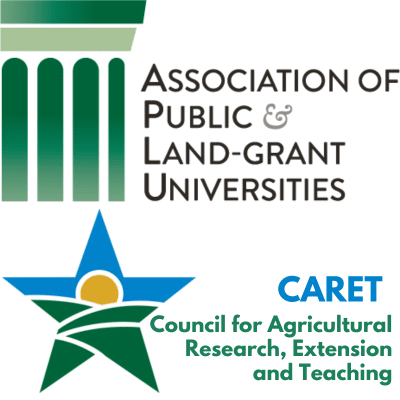 Logo for Association of Public & Land-Grant Universities and its Council for Agricultural Research, Extension and Teaching