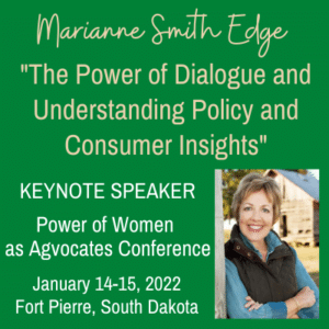 Marianne Smith Edge photo and title of keynote address