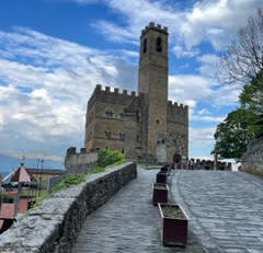 Castle in Poppi, Italy