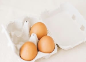Eggs in a carton