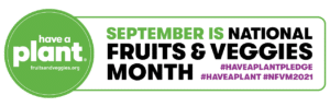 Logo for National Fruits & Veggies Month